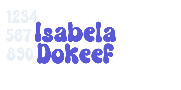 Isabela Dokeef font free