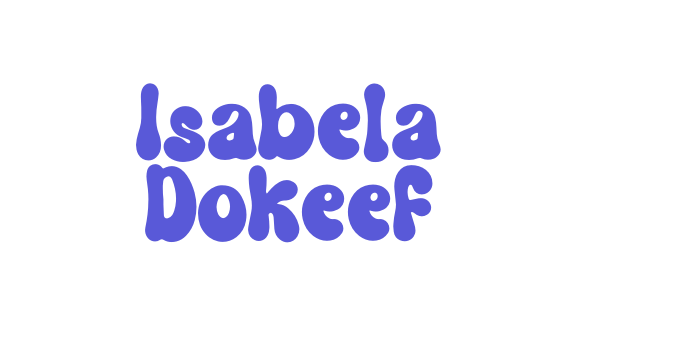 Isabela Dokeef Font Download