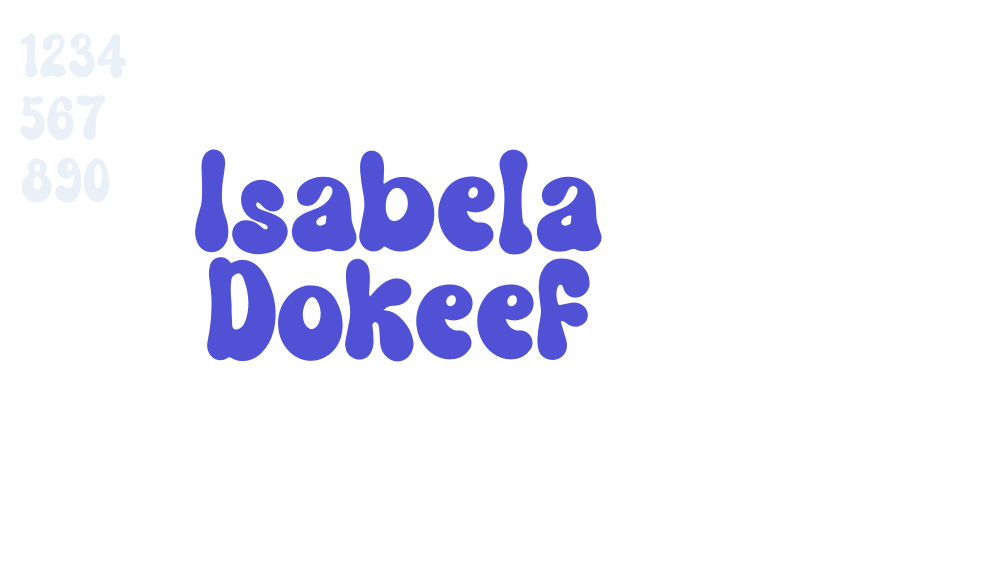 Isabela Dokeef-font-download