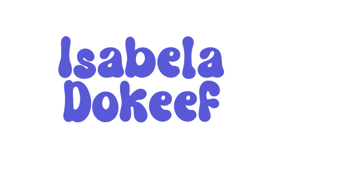 Isabela Dokeef Font