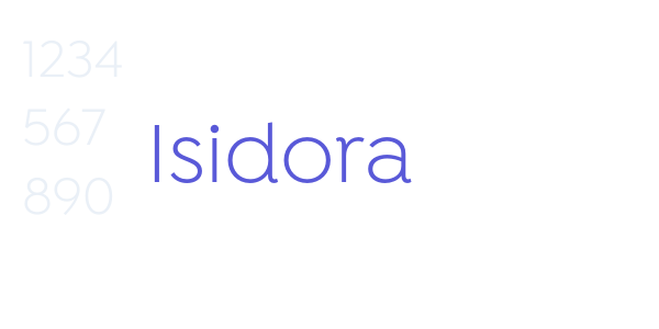 Isidora font free