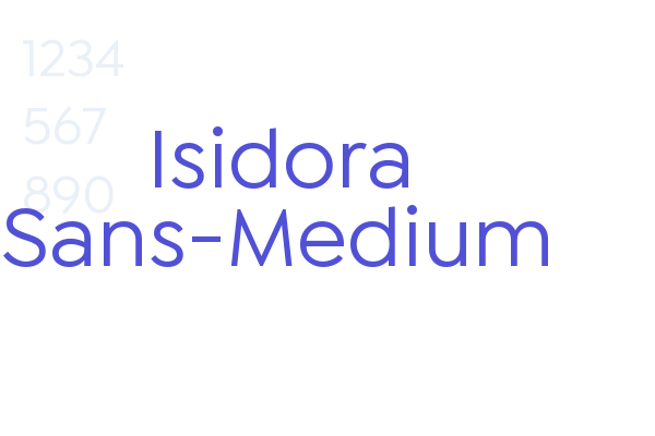 Isidora Sans-Medium