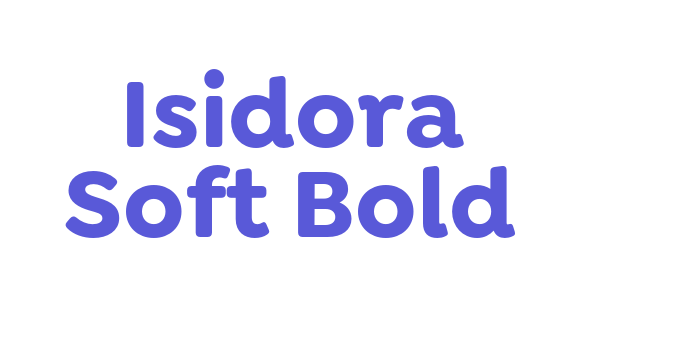 Isidora Soft Bold Font