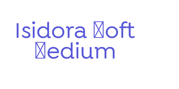 Isidora Soft Medium Font Download