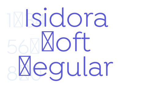 Isidora Soft Regular Font Download