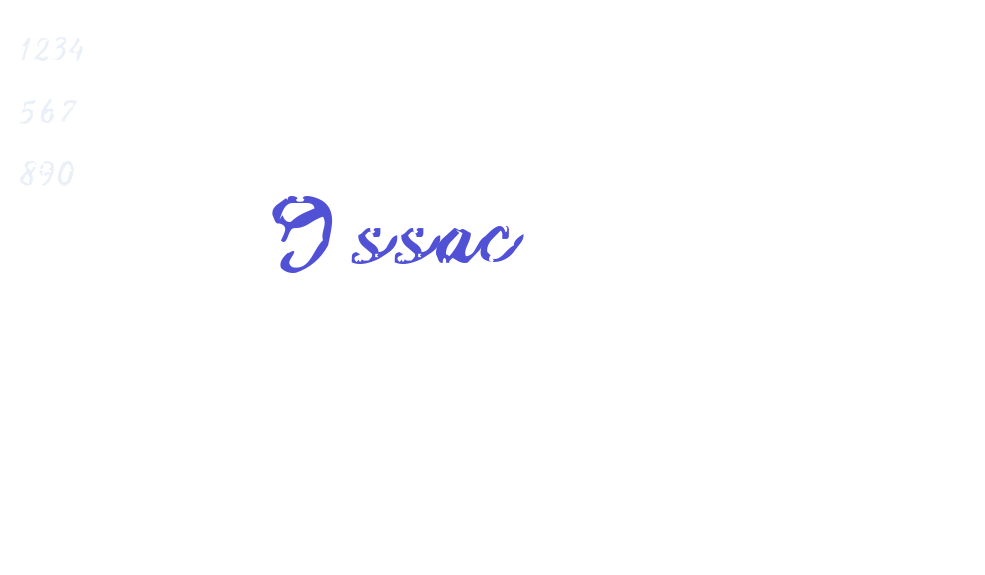 Issac-font-download