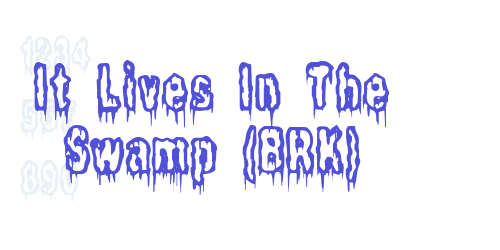 It Lives In The Swamp (BRK)-font-download
