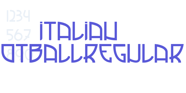 Italian FootballRegular font free