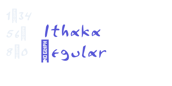 Ithaka Regular font free