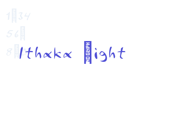 Ithaka Light Font Download