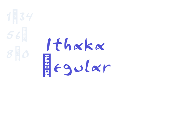 Ithaka Regular Font Download