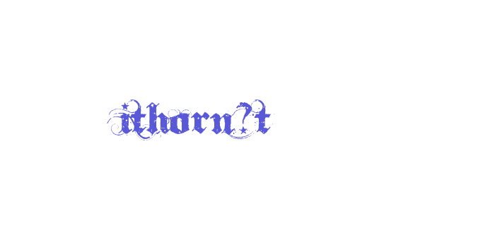 Ithorn?t Font Download