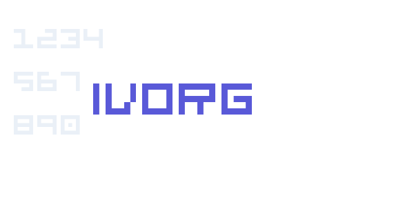 Ivorg font