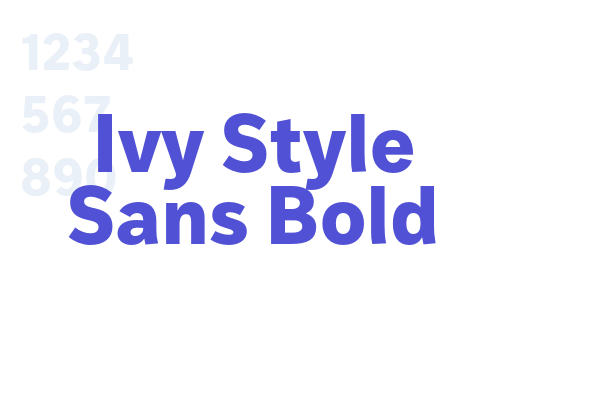 Ivy Style Sans Bold