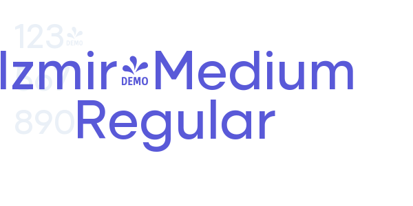 Izmir-Medium Regular font