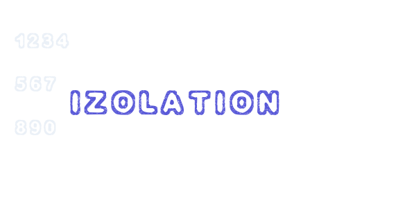 Izolation font free