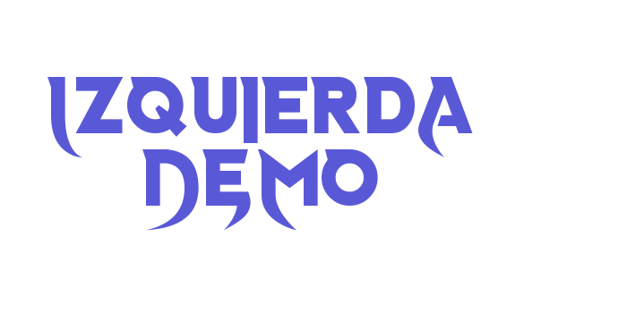 Izquierda DEMO Font Download