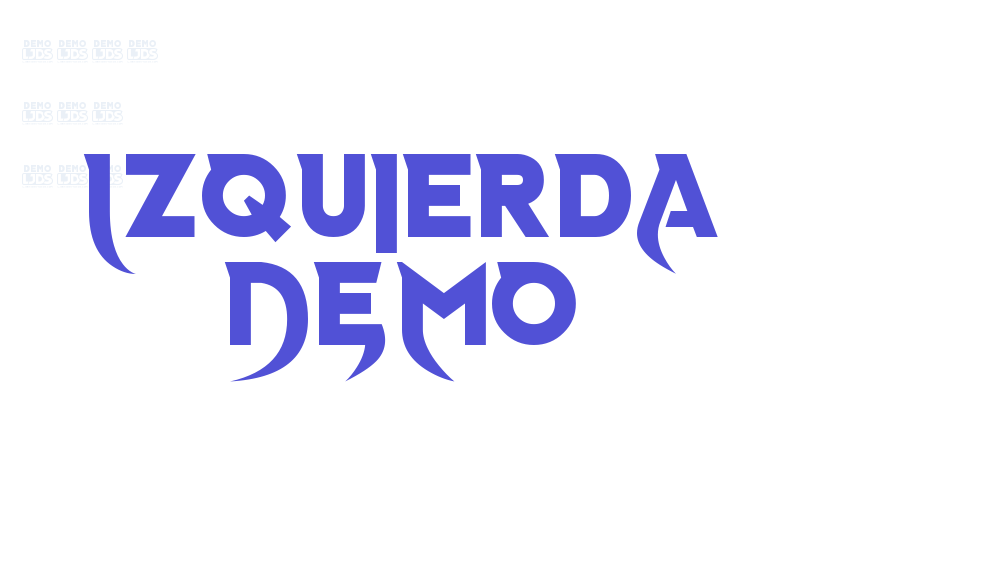 Izquierda DEMO-font-download