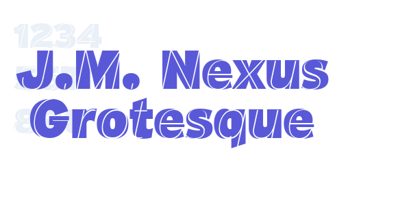 J.M. Nexus Grotesque font free