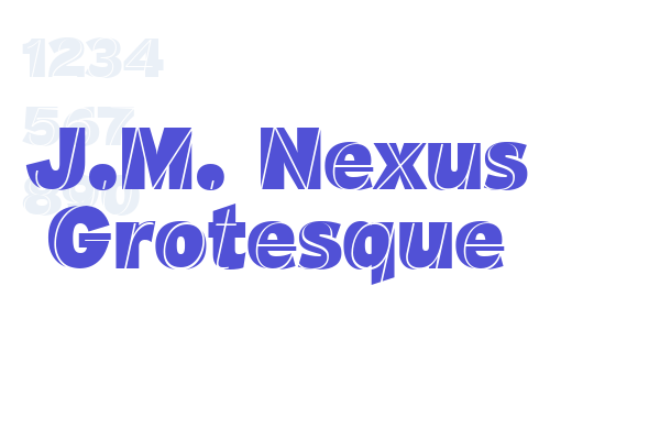 J.M. Nexus Grotesque Font Download