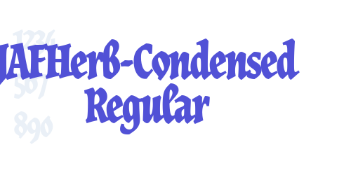 JAFHerb-Condensed Regular-font-download
