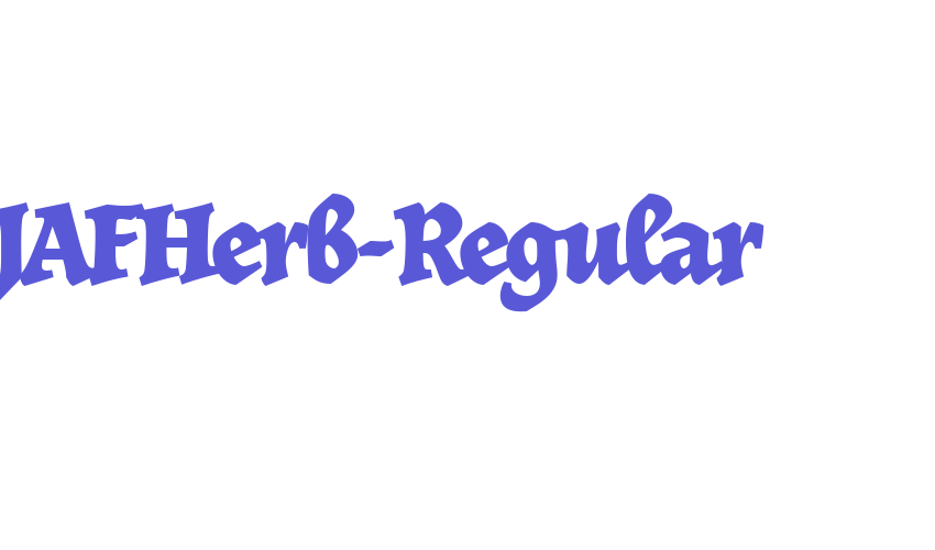 JAFHerb-Regular Font Download