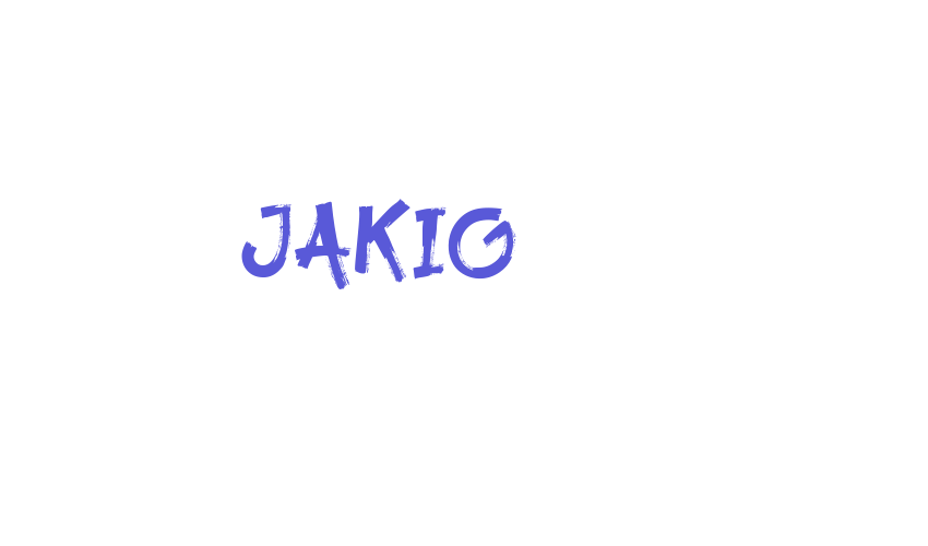 JAKIO Font