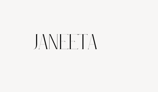 JANEETA Font