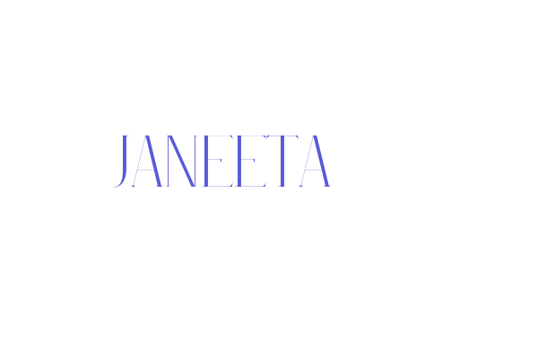 JANEETA Font