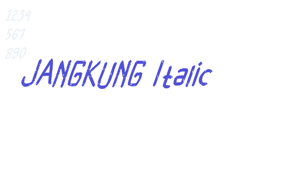 JANGKUNG Italic-font-download