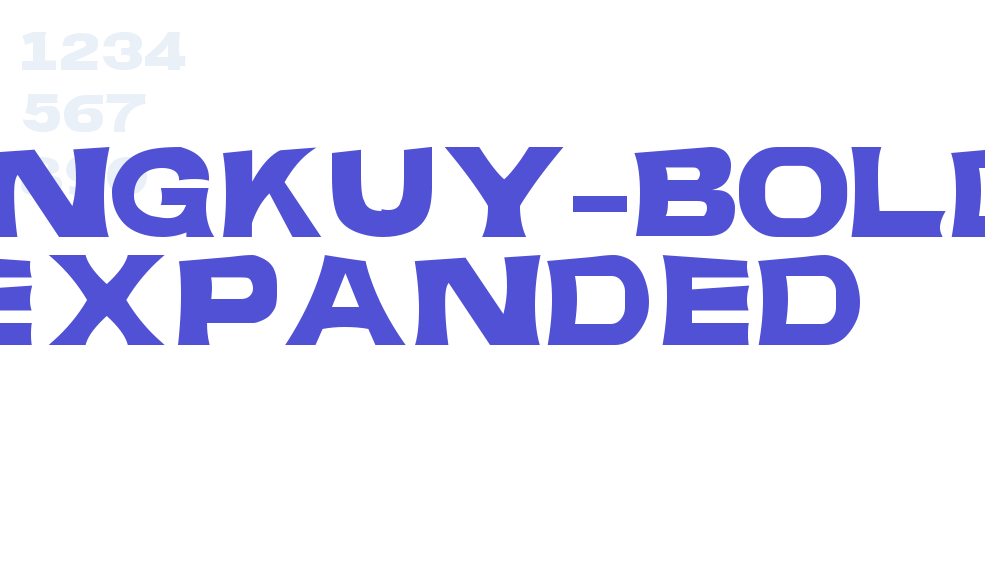 JANGKUY-Bold Expanded-font-download