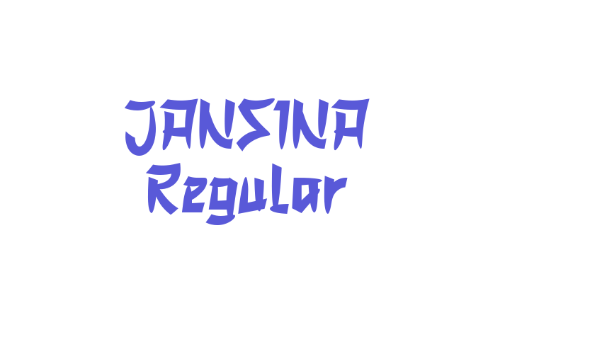 JANSINA Regular Font Download