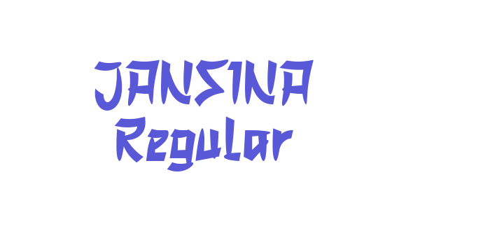 JANSINA Regular Font Download