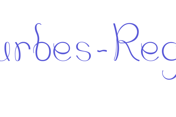 JBCourbes-Regular Font