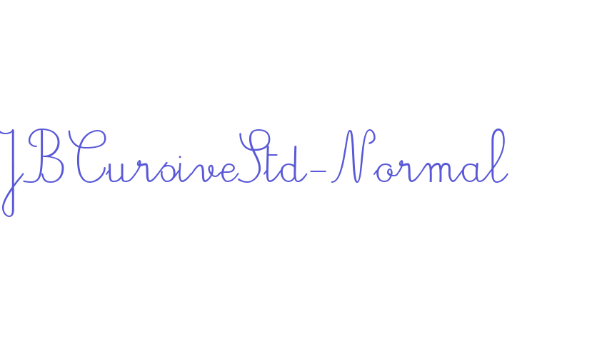 JBCursiveStd-Normal Font Download