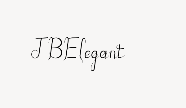 JBElegant Font