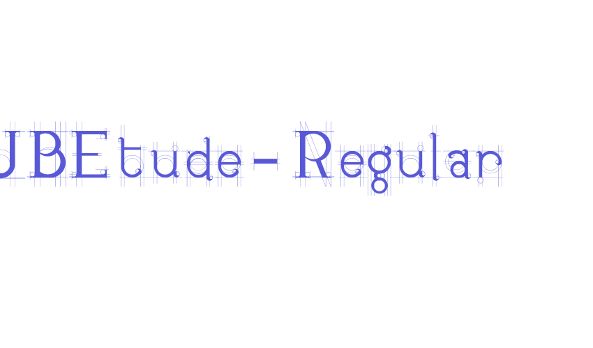 JBEtude-Regular Font Download