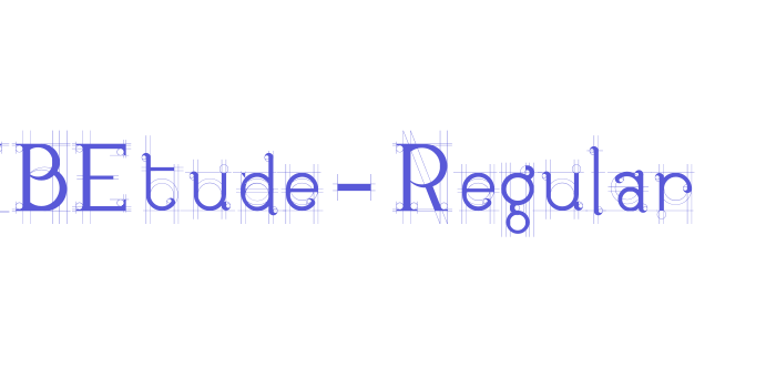 JBEtude-Regular Font Download