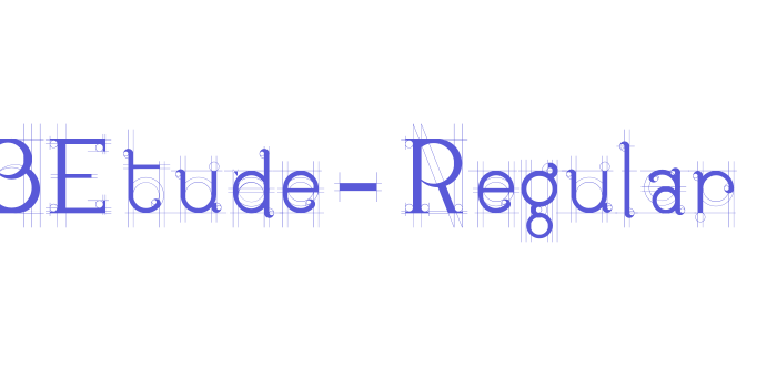 JBEtude-Regular Font