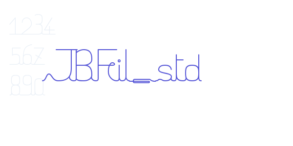 JBFil_std font free