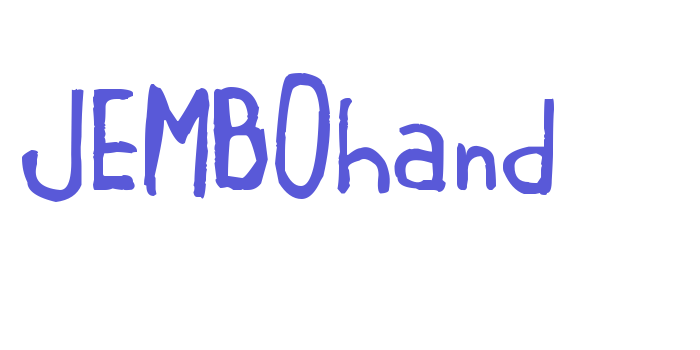 JEMBOhand Font Download