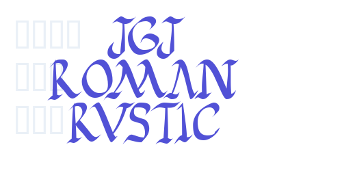 JGJ Roman Rustic-font-download