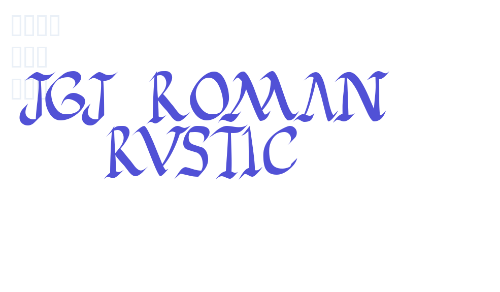 JGJ Roman Rustic-font-download