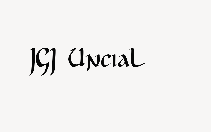 JGJ Uncial Font