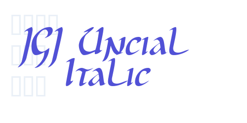 JGJ Uncial Italic-font-download