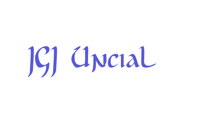 JGJ Uncial Font Download