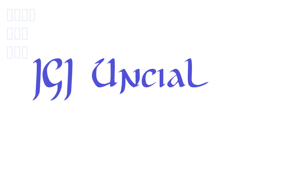 JGJ Uncial-font-download