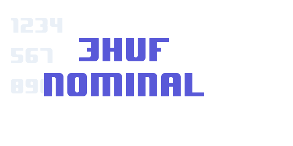 JHUF Nominal font free