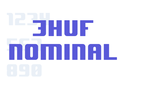 JHUF Nominal Font Download