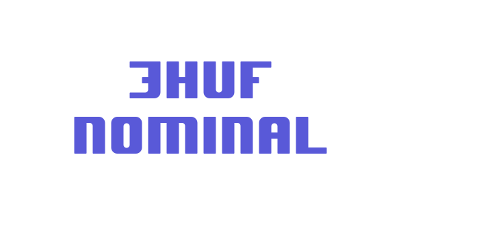 JHUF Nominal Font Download